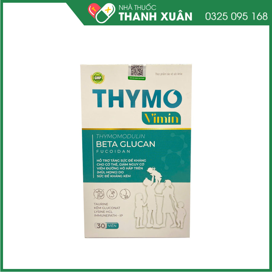 Thymo Vimin - Hỗ trợ tăng sức đề kháng cho cơ thể